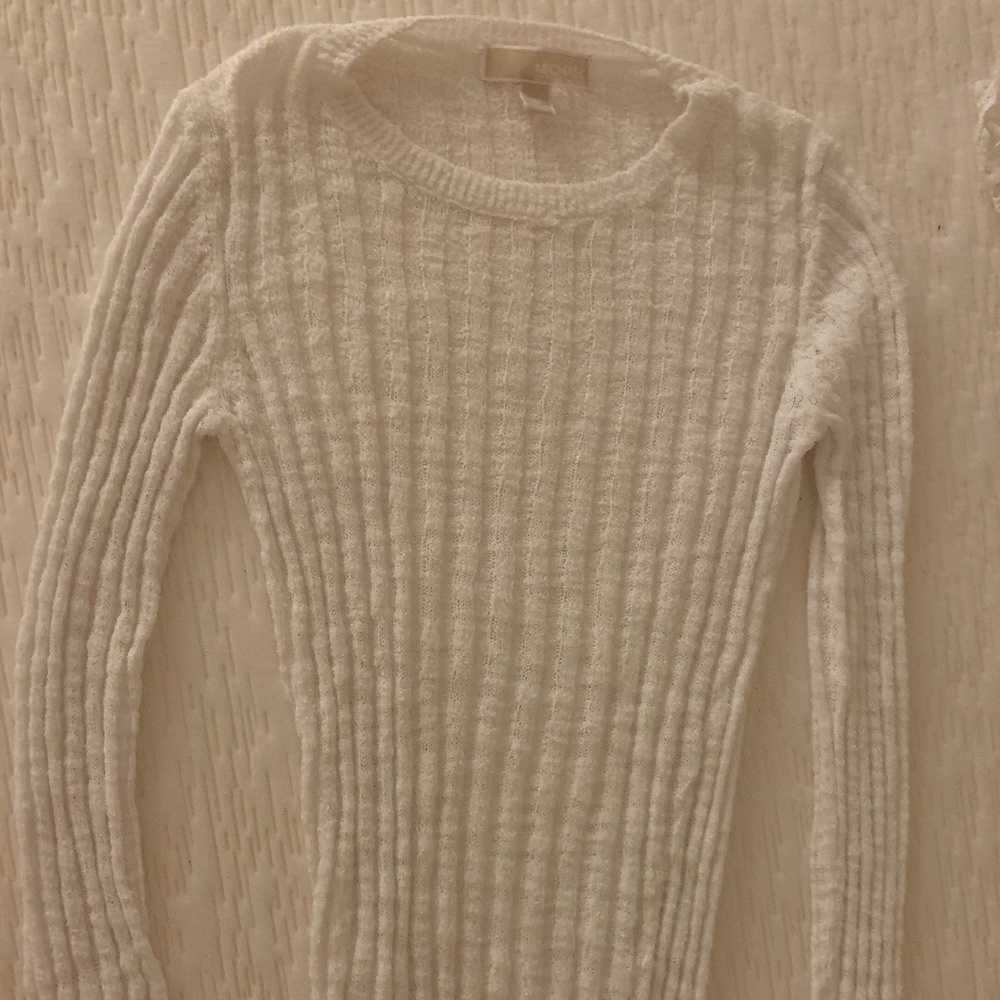 Michael Kors White Sweater XS Like New